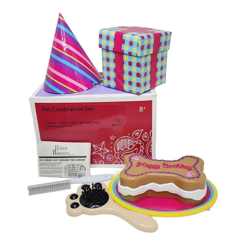 American Girl Doll Pet Celebration Set Christmas Gift